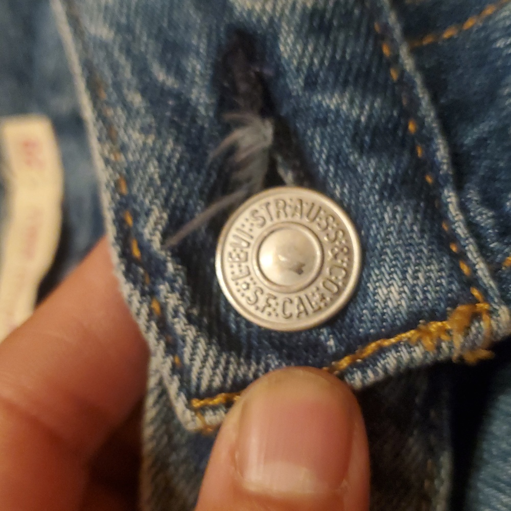 ❤️ 3 For $20 LEVI'S SIZE 28 Classic Blue Distressed Women's Jeans - Picture 11 of 14